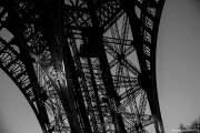 Eiffel Tower Paris Black and White