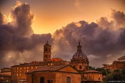 Rome Old City Sunset